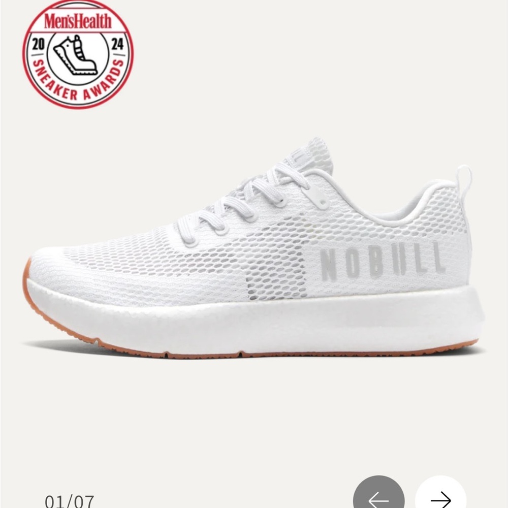 NOBULL Men’s Drive Mesh Trainers White 11